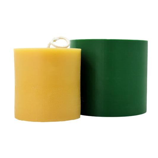 The Candle Works | Mold | Smooth Pillar | 3"x3"