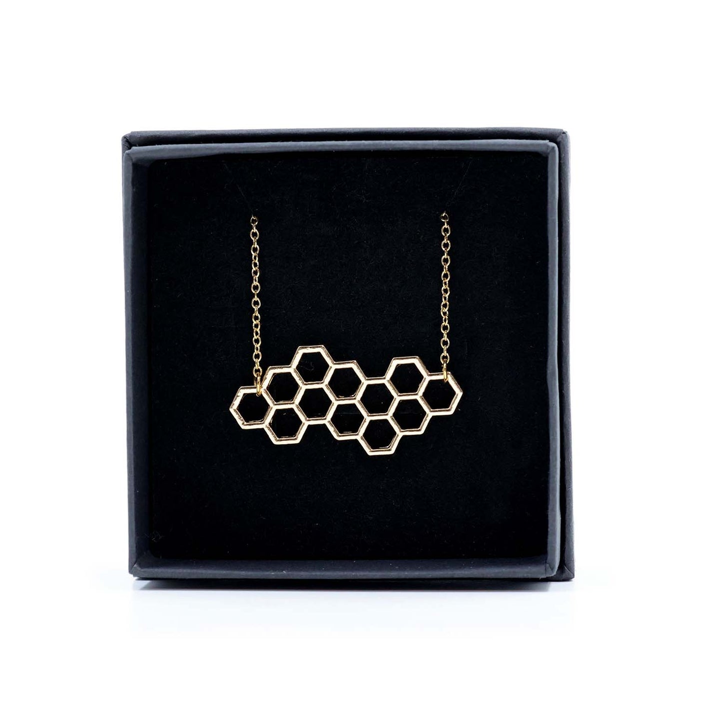 The Bee Works Small Honeycomb Necklace