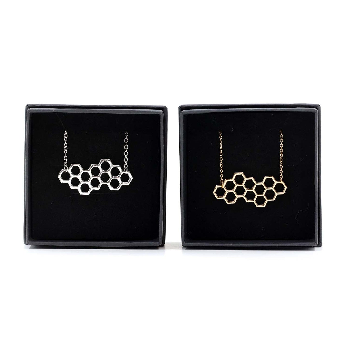 The Bee Works Small Honeycomb Necklace