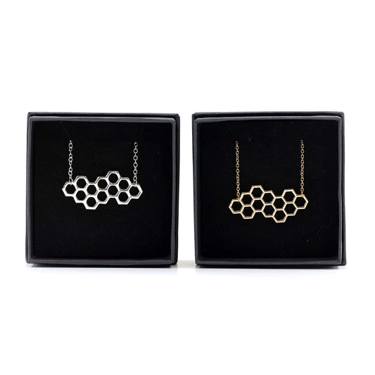 The Bee Works Small Honeycomb Necklace
