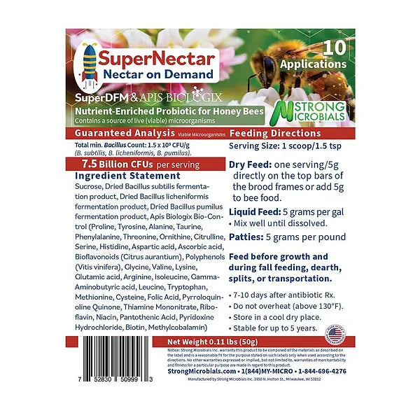 SuperNectar: Nutritional Bee Feed Supplement